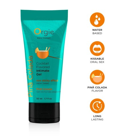Lube Tube Cocktail Pina Colada - 50ml Orgie - BEAUTYENIGMA LDA