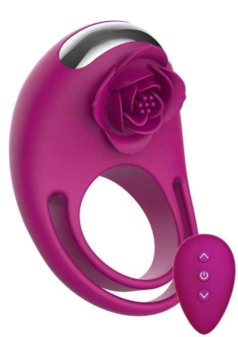 Pierścień wibrujący Put A Ring On It ToyJoy fuksja pilot USB TOYJOY