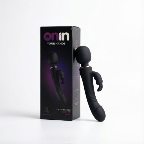 Rabbit vibrator - black ORION