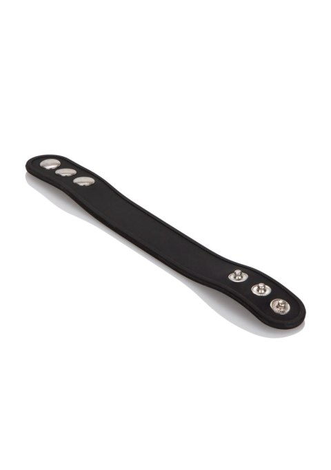 Silicone 3-Snap Erection Ring Black SCALA