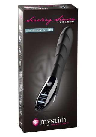 Sizzling Simon Estim Vibrator Black SCALA