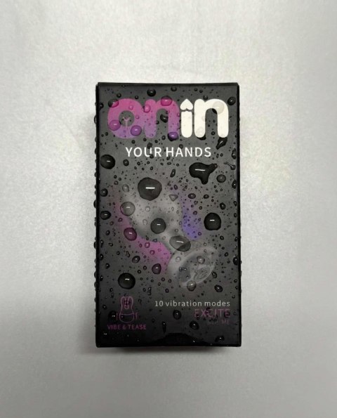 Vibrating butt plug ORION