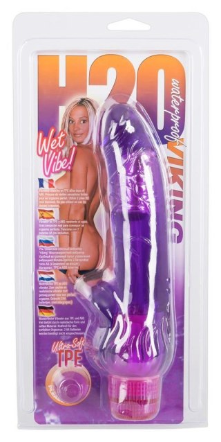 Wibrator żelowy H2O Viking Wet Vibe fioletowy 23 cm Seven Creations