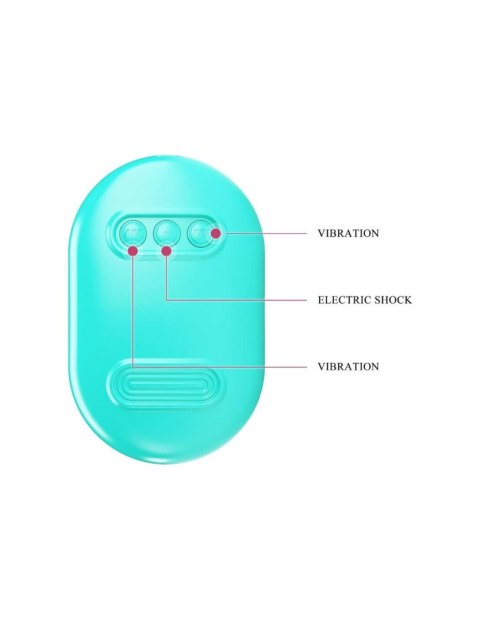 ABS, 3 intensities of electric stimulation, 7 vibration settings, USB rechargeable. Baile - Boys of Toys Sp. z. o.o. (dystrybutor)