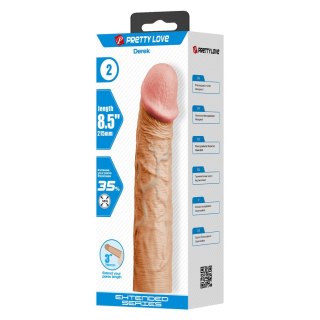 DEREK, 8.5" , waterproof, tpr Baile - Boys of Toys Sp. z. o.o. (dystrybutor)