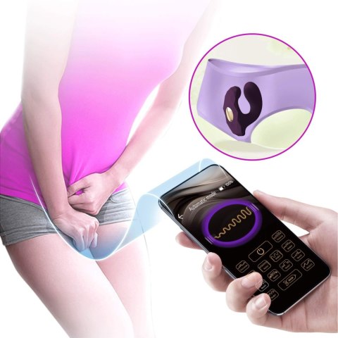 PRETTY LOVE - Billy Purple, 12 vibration functions Mobile APP remote control Baile - Boys of Toys Sp. z. o.o. (dystrybutor)