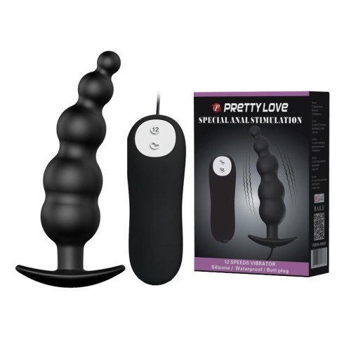PRETTY LOVE - VIBR. SPECIAL ANAL STIMULATION 12 function Baile - Boys of Toys Sp. z. o.o. (dystrybutor)