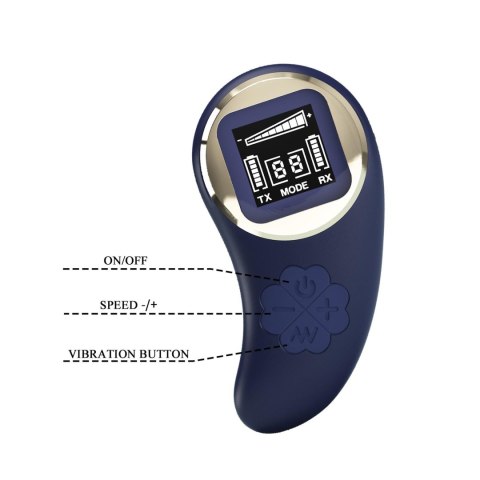 PRETTY LOVE - Vivian Blue, 10 vibration functions 9 speed levels Wireless remote control Baile - Boys of Toys Sp. z. o.o. (dystrybutor)