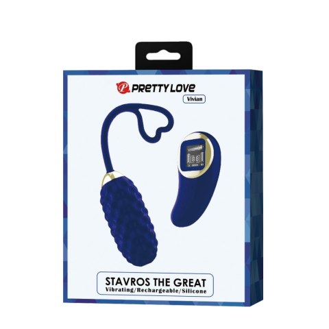 PRETTY LOVE - Vivian Blue, 10 vibration functions 9 speed levels Wireless remote control Baile - Boys of Toys Sp. z. o.o. (dystrybutor)