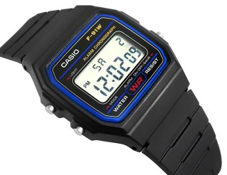 Zegarek Męski CASIO F-91W-1YEG + BOX CASIO