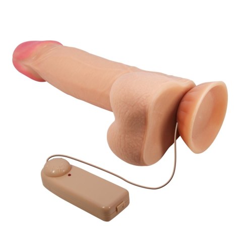 BAILE - Sliding Skin 8,5'' Flesh Vibration Bendable Suction base TPR ABS Baile - Boys of Toys Sp. z. o.o. (dystrybutor)