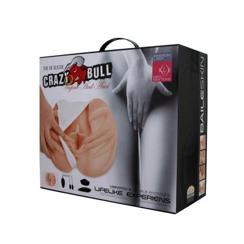 CRAZY BULL - Realistic Vagina and Anal - Vibrating Baile - Boys of Toys Sp. z. o.o. (dystrybutor)