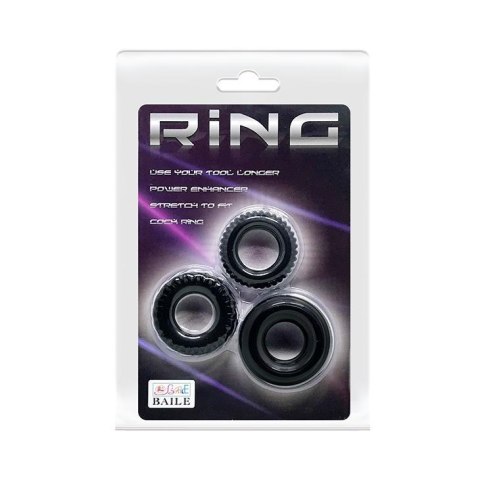BAILE- THREE COCK RINGS SETS BAILE