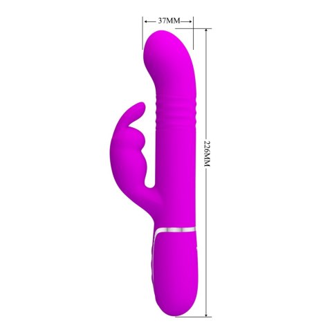 PRETTY LOVE - Coale Twinkled Tenderness Purple, 7 vibration functions 4 rotation functions 4 thrusting settings Baile - Boys of Toys Sp. z. o.o. (dystrybutor)