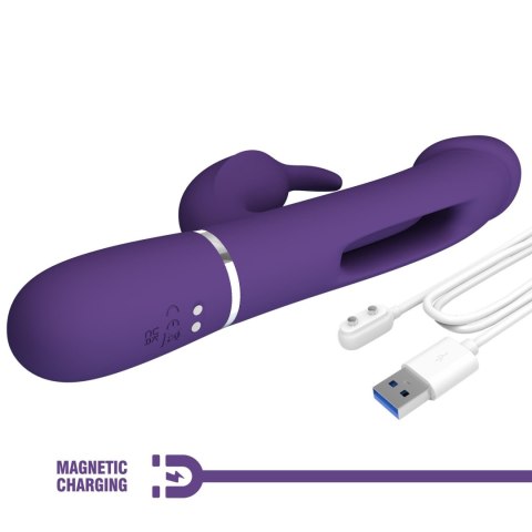 PRETTY LOVE - Kampas dark Purple, 7 vibration functions 4 licking settings Baile - Boys of Toys Sp. z. o.o. (dystrybutor)