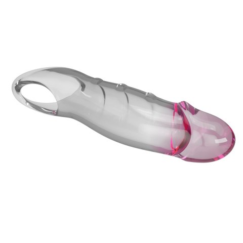 Pretty Love Penis Sleeve - Damell Clear Pink Pretty Love