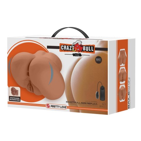 LUNA, Double-entry masturbator's realistic vagina or anus Crazy Bull
