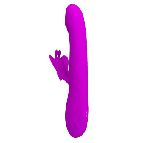 Pretty Love Bella Purple - Butterfly Rabbit Vibrator Baile - Boys of Toys Sp. z. o.o. (dystrybutor)