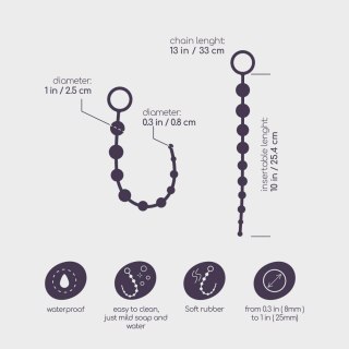 10 BEAD ANAL CHAIN CRUSHIOUS PINK Crushious