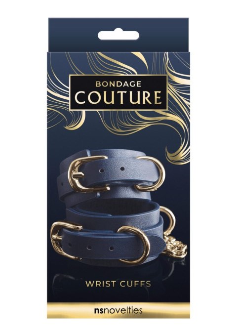 Bondage Couture Wrist Cuff Blue SCALA