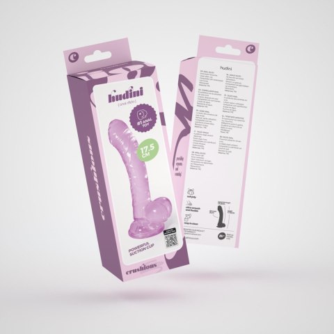 CRUSHIOUS HUDINI JELLY ANAL DILDO PURPLE Crushious - Lunyvan S.L.