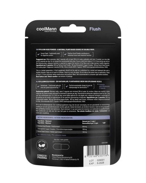 CoolMann FLUSH - 60 capsules Cobeco