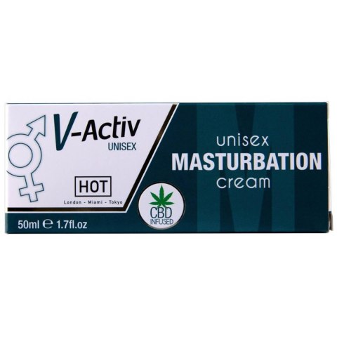 Krem do masturbacji rozgrzewający z CBD Hot VActiv unisex 50ml Hot