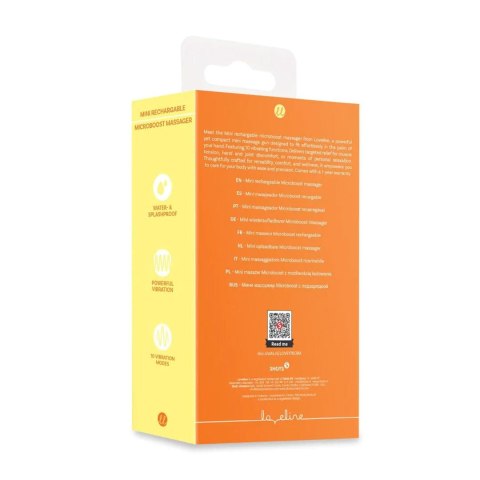 Mini Rechargable Microboost Massager - Orange Loveline