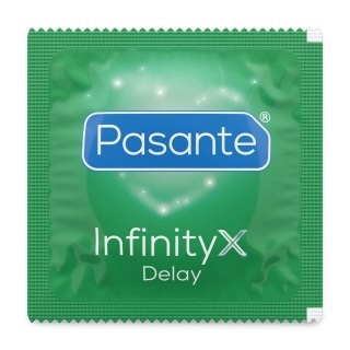 Prezerwatywa opóźniająca Pasante Infinity X Delay naturalna 19 cm 1 sztuka Pasante