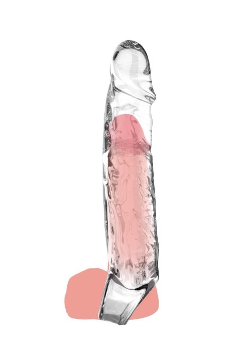 Przedłużka TPE ToyJoy Get Real przezroczysta duża 19 cm TOYJOY