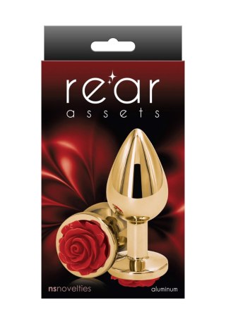 Rose Buttplug Medium Red SCALA