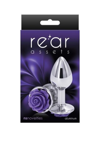 Rose Buttplug Small Purple SCALA