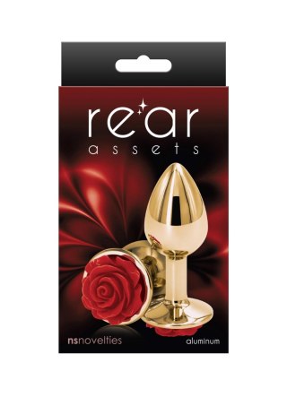 Rose Buttplug Small Red SCALA
