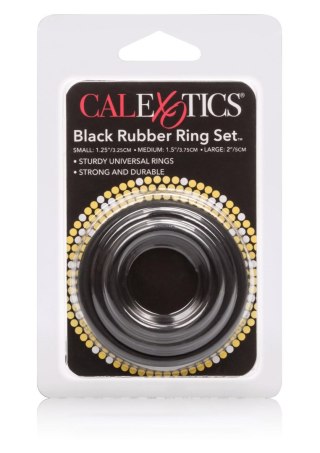 Rubber Ring - 3 Piece Set Black SCALA