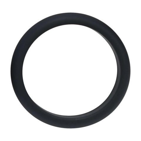 Wide O Silicone Cockring - XXL - 55mm - Black SHOTS