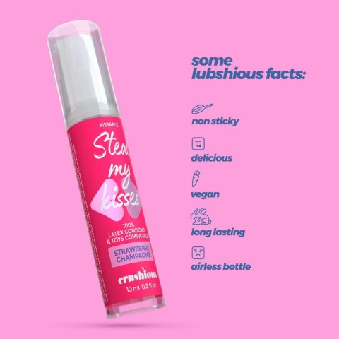 Żel intymny Crushious Steal My Kisses truskawkowy szampan 10 ml Crushious