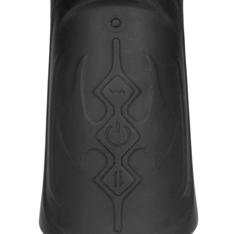 Hand Held Vibrating and Thrusting Sex Machine - Black SHOTS