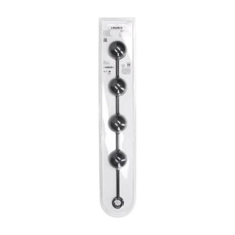 Kulki analne silikonowe Levelz XXL 6 cm czarny Levelz