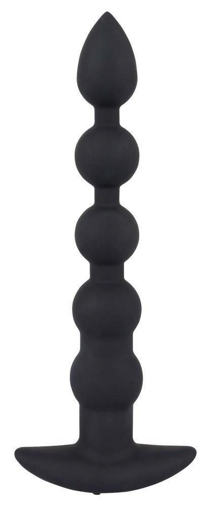 Łańcuch kulkowy analny wibrujący Black Velvets silikon USB 21 cm Black Velvets