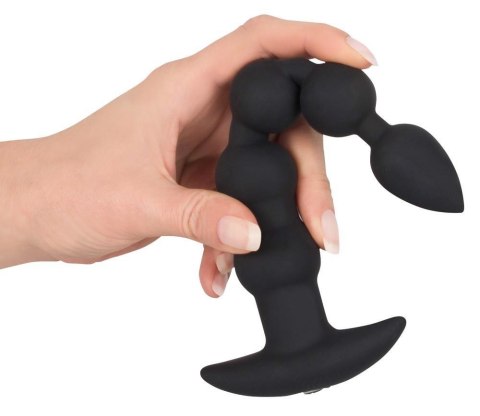 Łańcuch kulkowy analny wibrujący Black Velvets silikon USB 21 cm Black Velvets