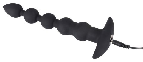 Łańcuch kulkowy analny wibrujący Black Velvets silikon USB 21 cm Black Velvets