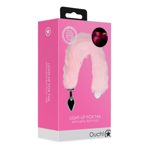 Light-up Fox Tail with Metal Butt Plug SHOTS