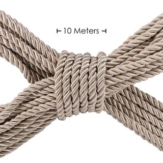 Polyester Bondage Rope - 32.8 ft / 10 m - Gold SHOTS