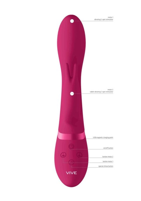 Wibrator-Zosia - Classic G-Spot Rabbit - Pink SHOTS