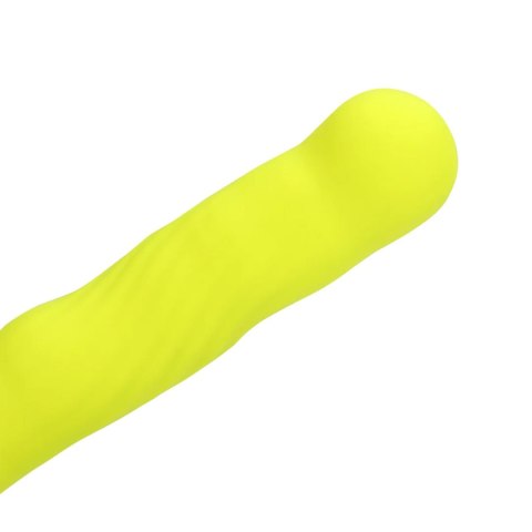 Wibrator punktu G Loveline z ruchomą końcówką limonkowy 24 cm Loveline