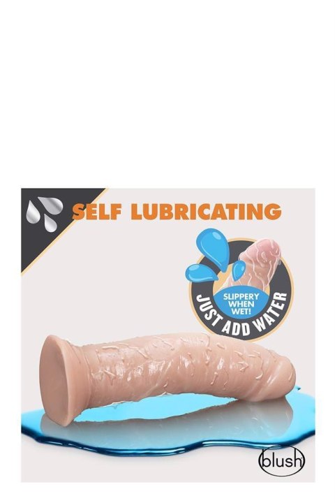 Dildo samonawilżające Blush Dr Skin 20 cm TPE Blush