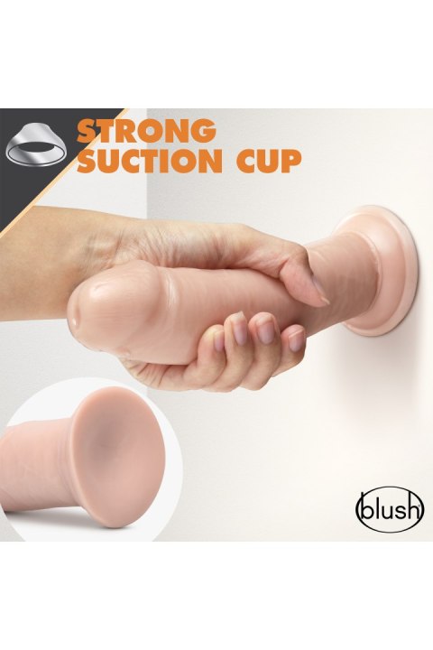 Dildo samonawilżające Blush Dr Skin 20 cm TPE Blush