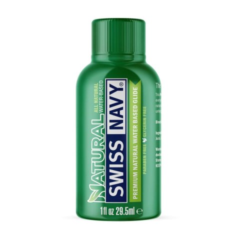 Natural - Premium All Natural Waterbased Lubricant - 1 fl oz / 29,5 ml SHOTS