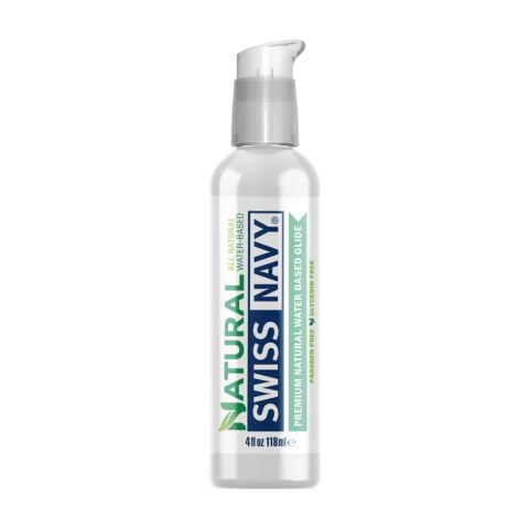Natural - Premium All Natural Waterbased Lubricant - 4 fl oz / 118 ml SHOTS
