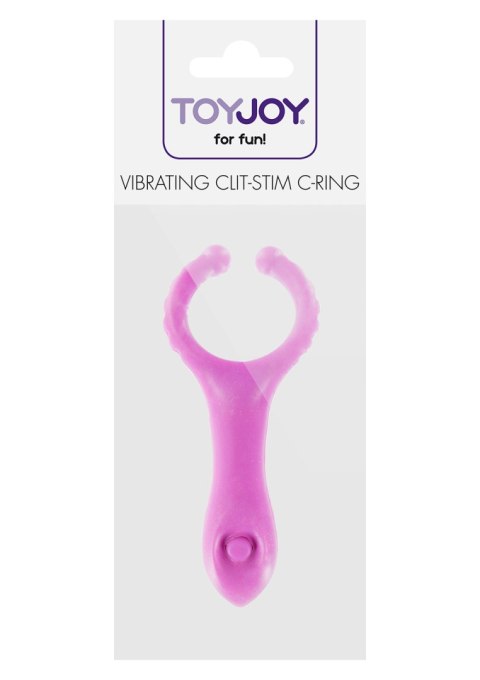 Pierścień wibrujący ToyJoy fioletowy 10 cm TOYJOY